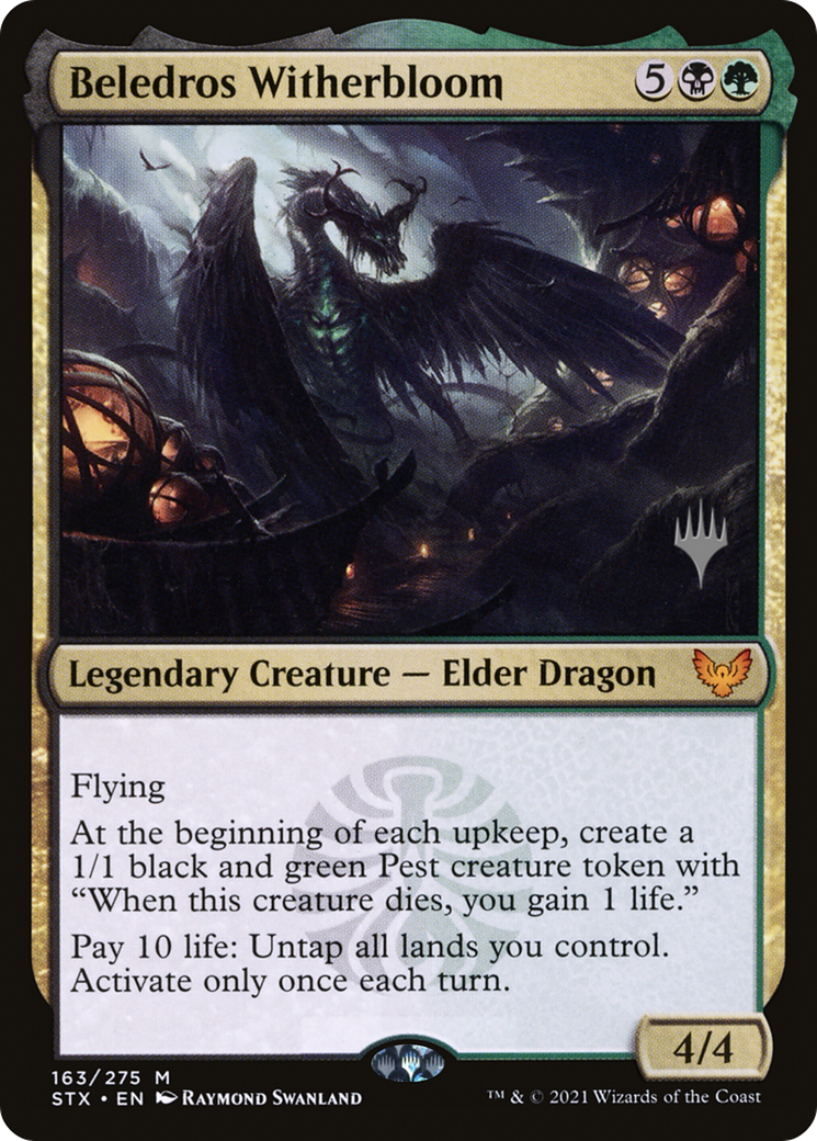 Beledros Witherbloom (PPSTX-163P) - Strixhaven: School of Mages Promos Foil (Promo Pack)