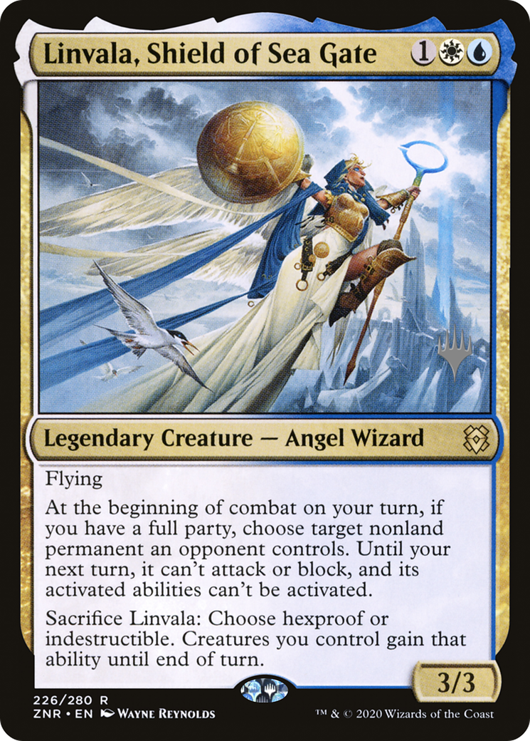 Linvala, Shield of Sea Gate (PPZNR-226) - Zendikar Rising Promos Foil (Promo Pack)