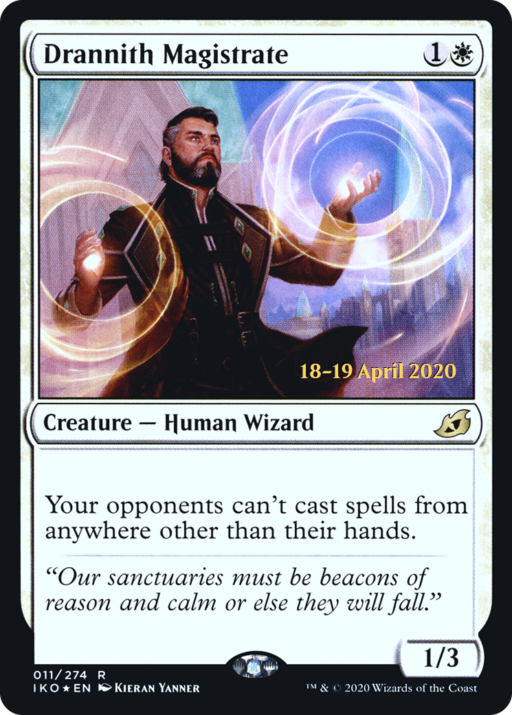 Drannith Magistrate (PRE-11S) - Ikoria: Lair of Behemoths Promos (Prerelease) Foil
