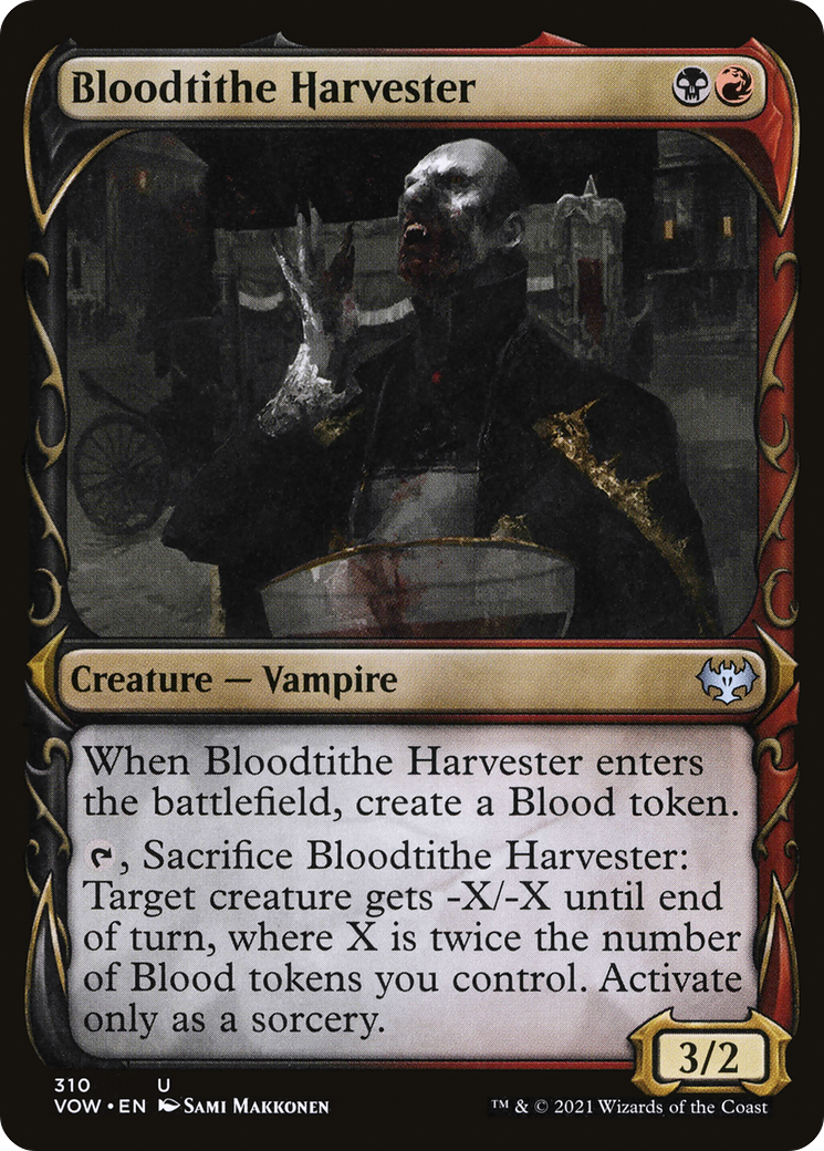 Bloodtithe Harvester (Showcase) (VOW-310) - Innistrad: Crimson Vow: (Showcase)