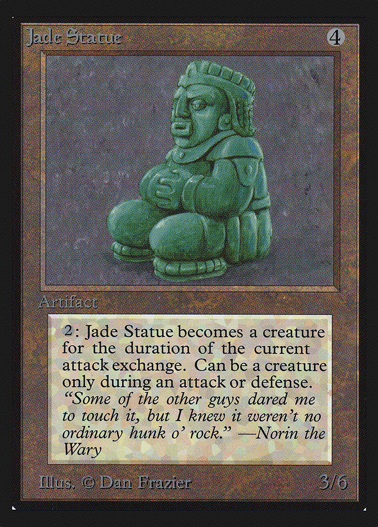 Jade Statue (IED-254) - Intl. Collectors' Edition