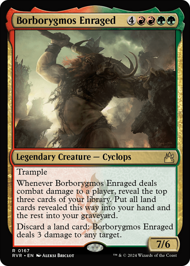 Borborygmos Enraged (RVR-167) - Ravnica Remastered