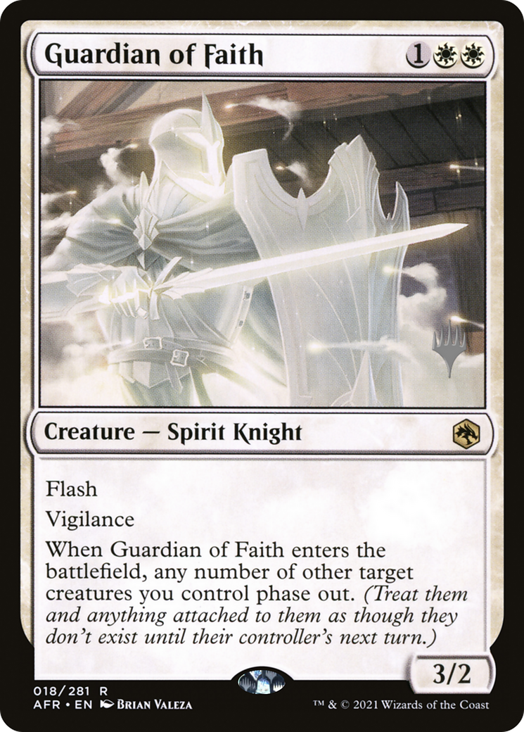 Guardian of Faith (PPAFR-18P) - Adventures in the Forgotten Realms Promos (Promo Pack)