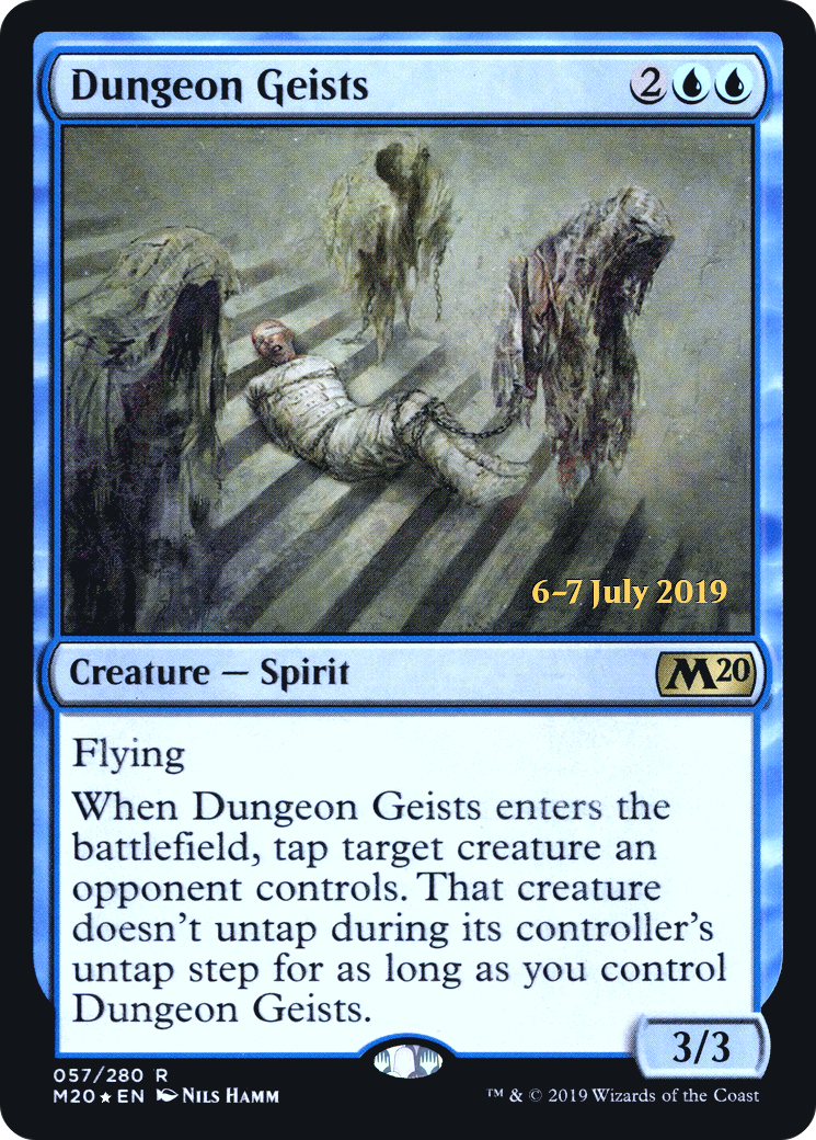 Dungeon Geists (PRE-057) - Core Set 2020 Promos (Prerelease) Foil