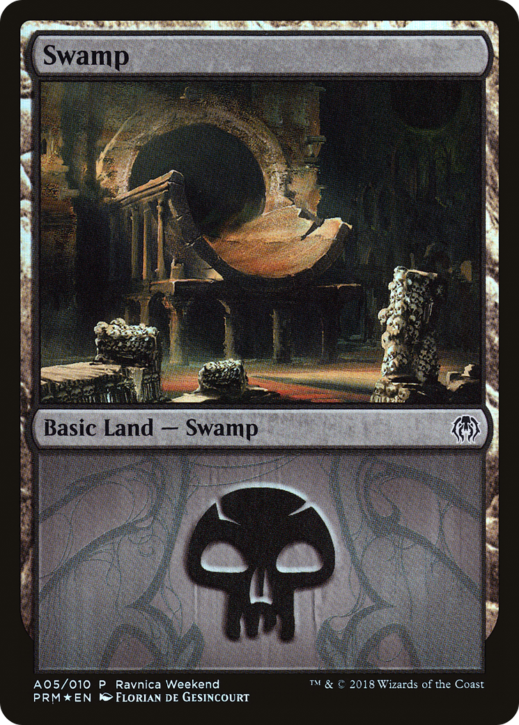 Swamp (LARP-A05) - GRN Ravnica Weekend Foil
