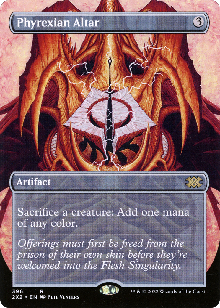 Phyrexian Altar (Borderless)(2X2-396) - Double Masters 2022 Foil