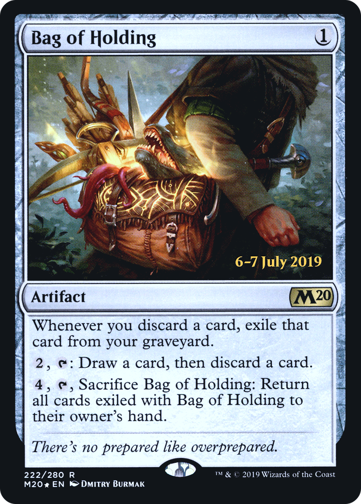 Bag of Holding (PRE-222S) - Core Set 2020 Promos (Prerelease) Foil