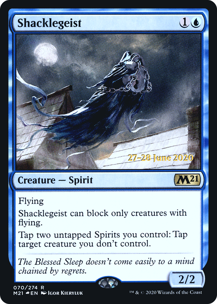Shacklegeist (PRE-70S) - Core Set 2021 Promos (Prerelease) Foil