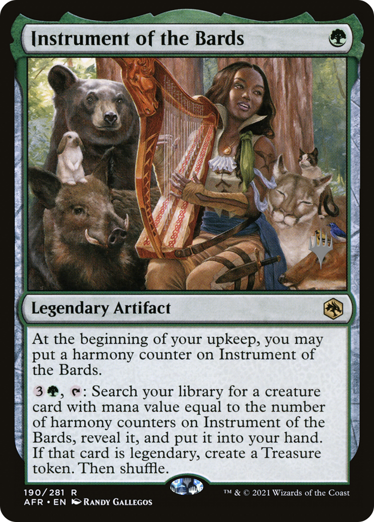 Instrument of the Bards (PPAFR-190) - Adventures in the Forgotten Realms Promos (Promo Pack)