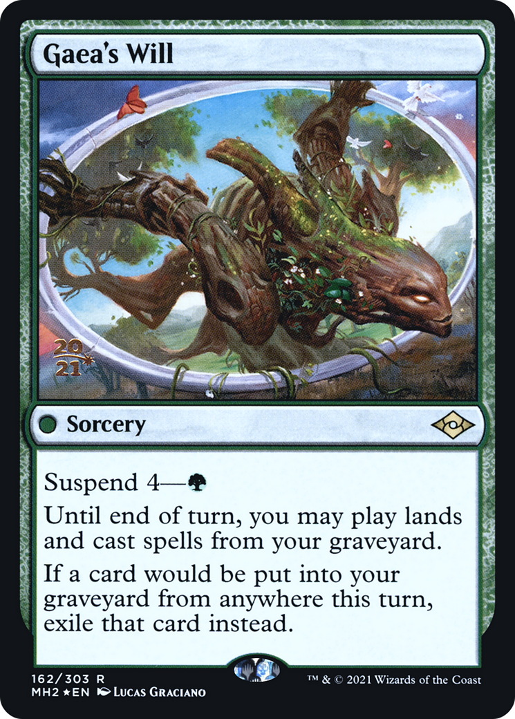 Gaea's Will (PRE-162) - Modern Horizons 2 Promos (Prerelease) Foil