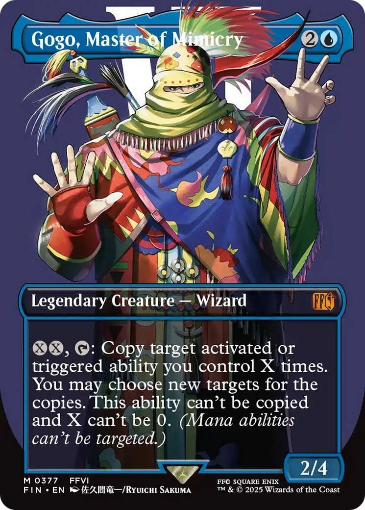 Gogo, Master of Mimicry (FIN-377) - FINAL FANTASY (Borderless) Foil