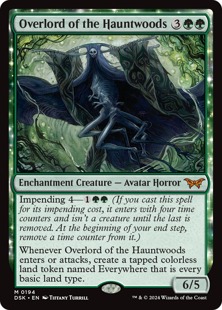 Overlord of the Hauntwoods (DSK-194) - Duskmourn: House of Horror