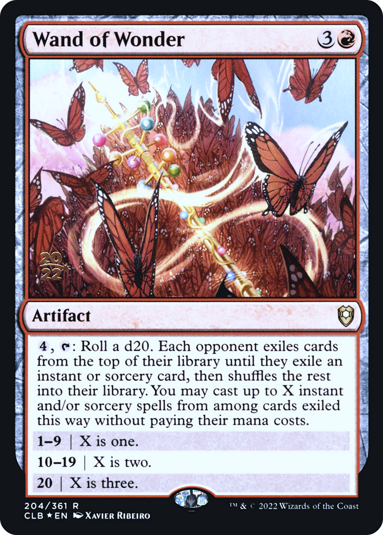 Wand of Wonder (PRE-204S) - Battle for Baldur's Gate Promos (Prerelease) Foil