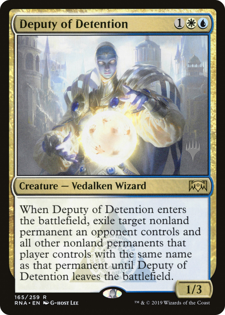 Deputy of Detention (PPELD-165P) - Ravnica Allegiance Promos (Promo Pack)