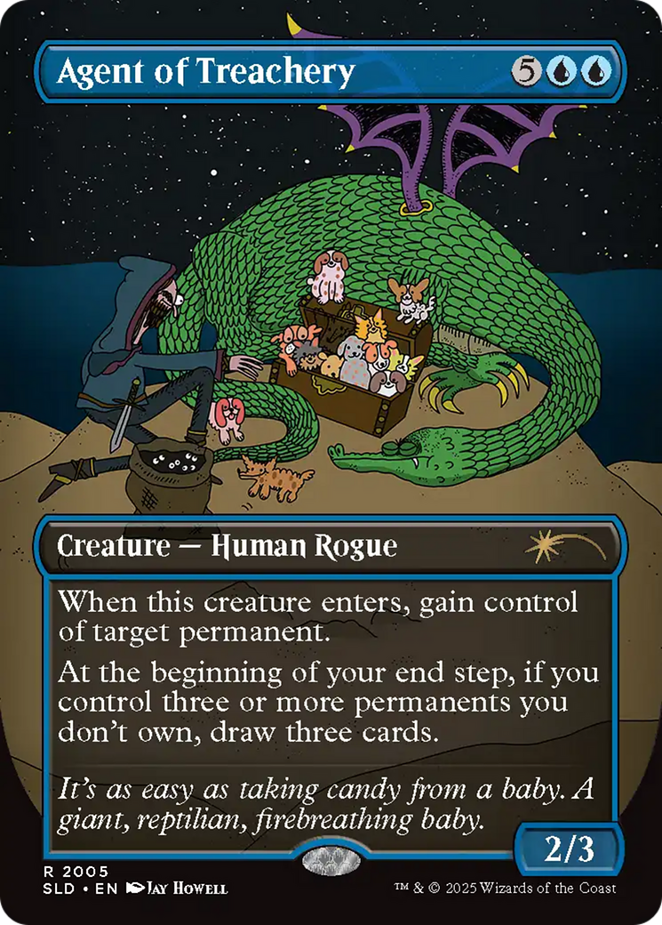 Agent of Treachery (Borderless)(SLD-2005) - Secret Lair Drop