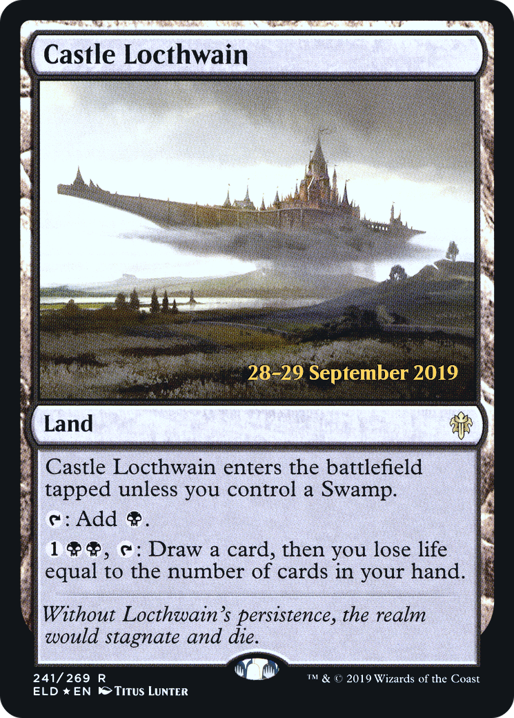 Castle Locthwain (PRE-241S) - Throne of Eldraine Promos (Prerelease) Foil