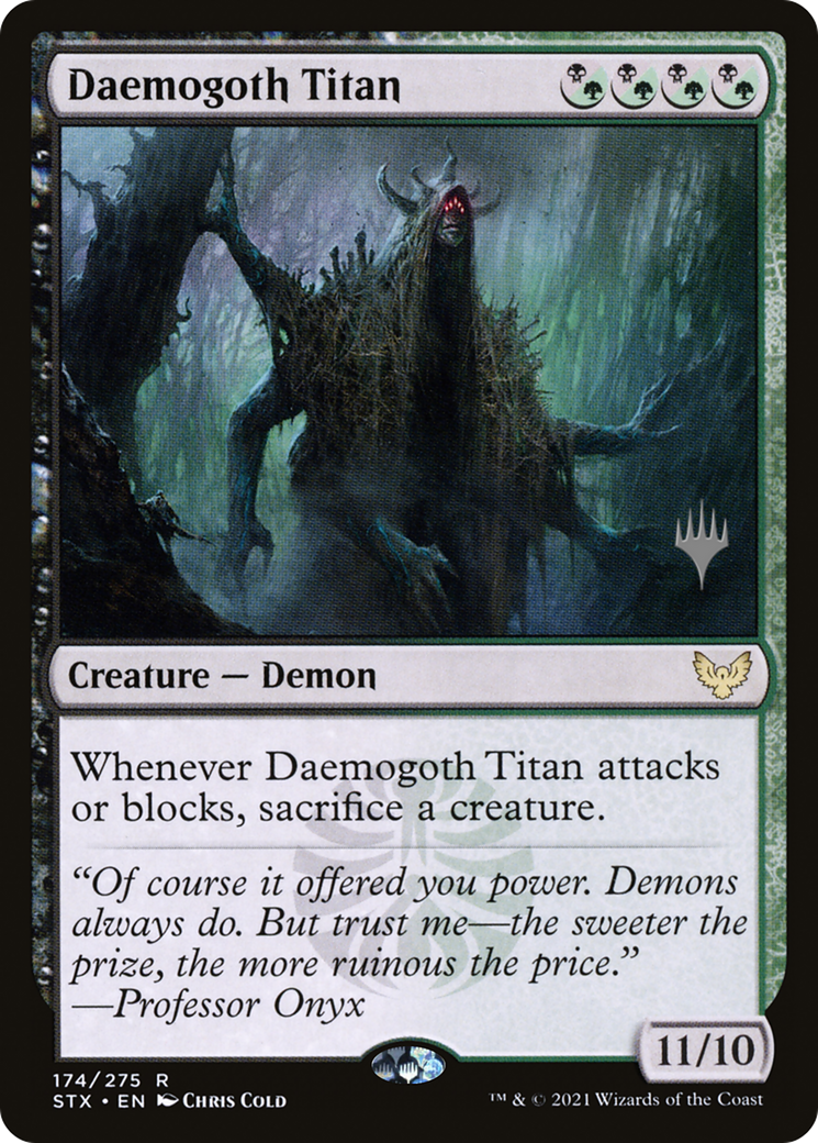 Daemogoth Titan (PPSTX-174) - Strixhaven: School of Mages Promos (Promo Pack) Foil