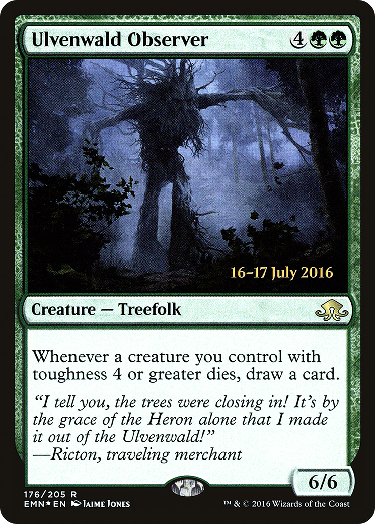 Ulvenwald Observer (PRE-176S) - Eldritch Moon Promos (Prerelease) Foil