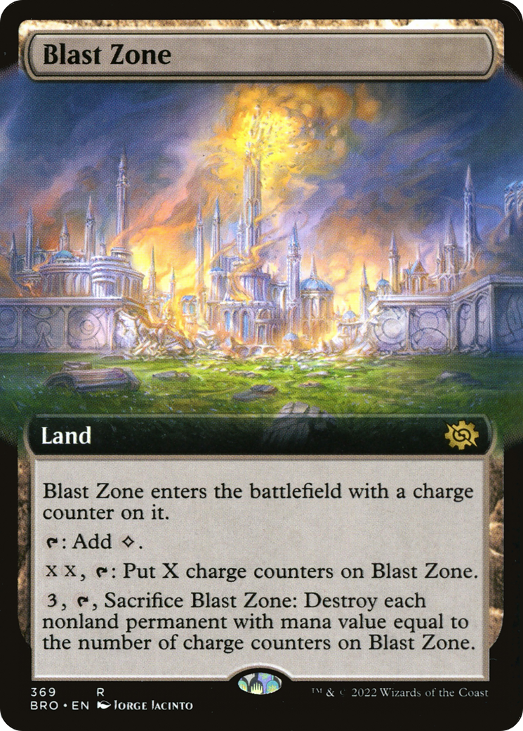 Blast Zone (BRO-369) - The Brothers' War: (Extended Art)