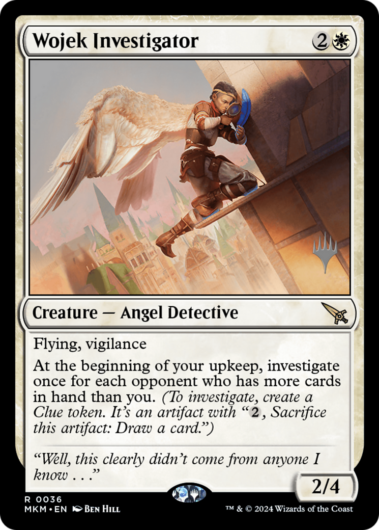 Wojek Investigator (PPMKM-36P) - Murders at Karlov Manor Promos Foil (Promo Pack)