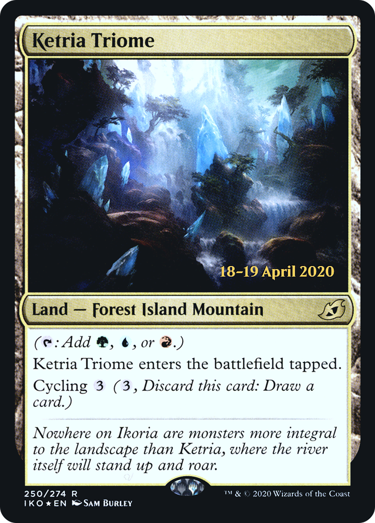 Ketria Triome (PRE-250S) - Ikoria: Lair of Behemoths Promos (Prerelease) Foil