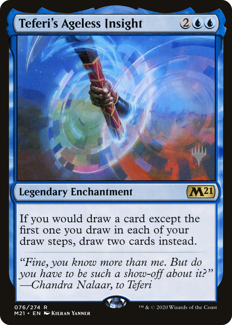 Teferi's Ageless Insight (PPM21-76P) - Core Set 2021 Promos Foil (Promo Pack)