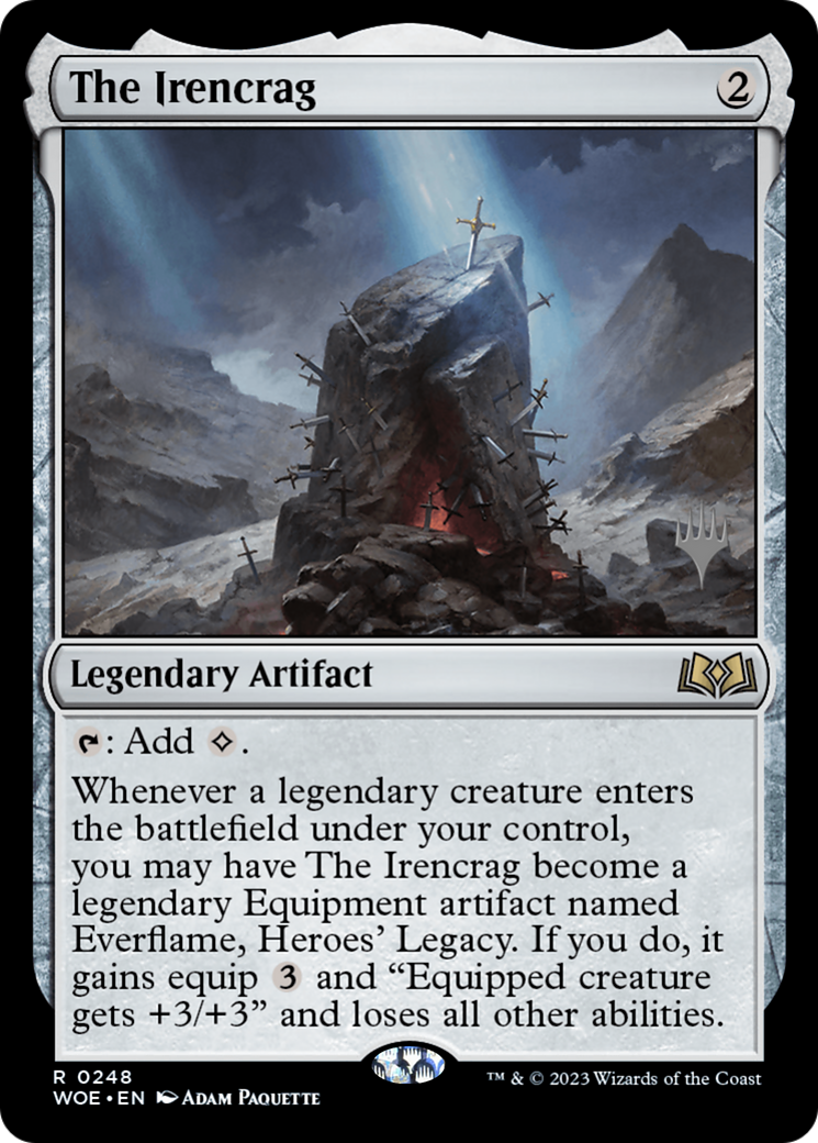 The Irencrag (PPWOE-248) - Wilds of Eldraine Promos Foil (Promo Pack)