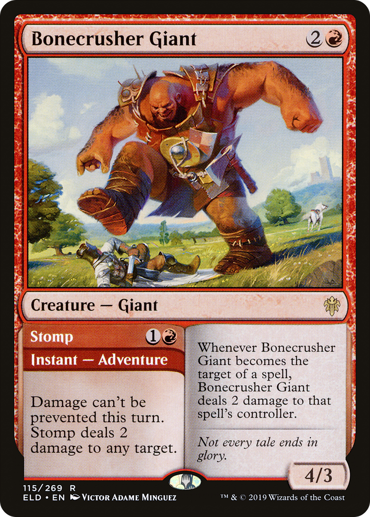 Bonecrusher Giant // Stomp (ELD-115) - Throne of Eldraine Foil