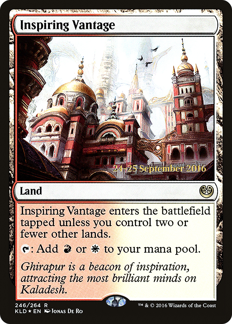 Inspiring Vantage (PRE-246S) - Kaladesh Promos (Prerelease) Foil