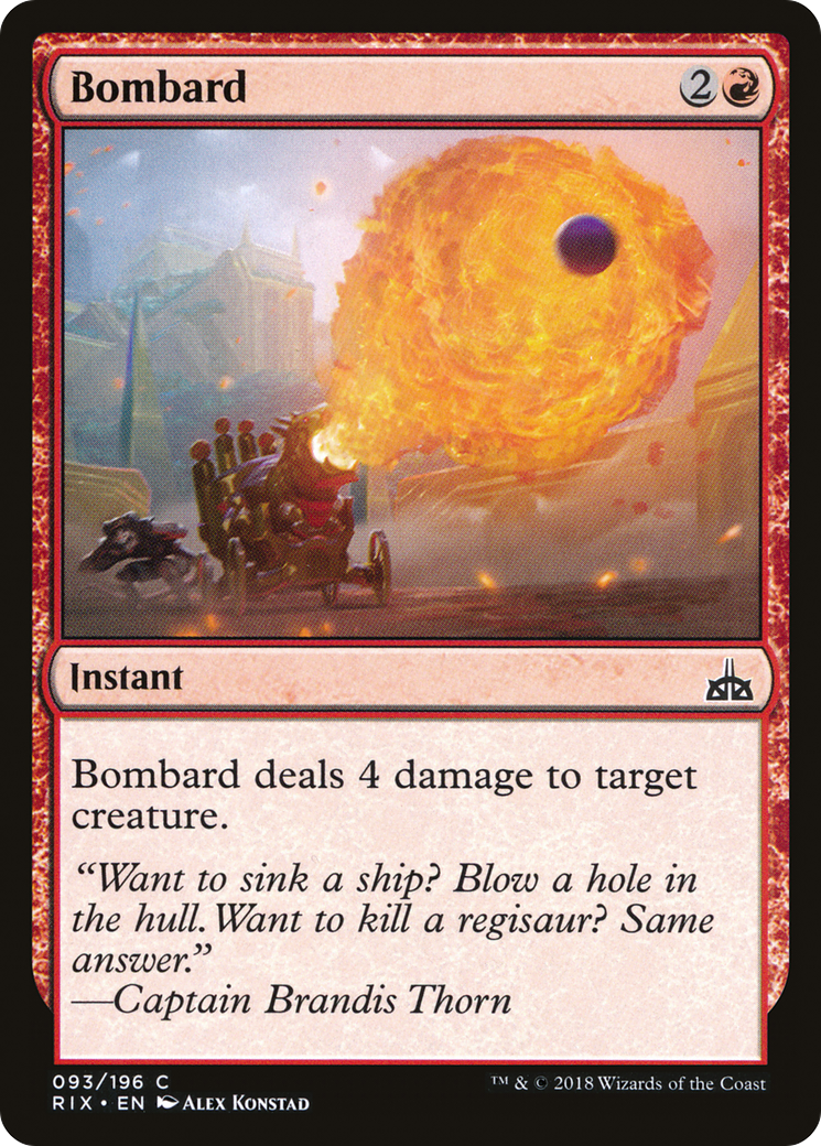 Bombard (RIX-093) - Rivals of Ixalan Foil