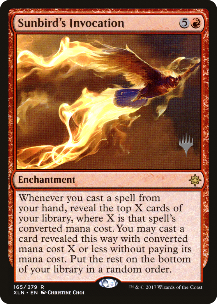 Sunbird's Invocation (PPM20-165P) - Ixalan Promos Foil (Promo Pack)