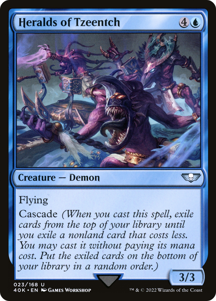 Heralds of Tzeentch (40K-023) - Warhammer 40,000 Commander