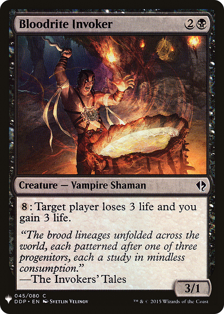 Bloodrite Invoker (LIST-DDP-45) - The List