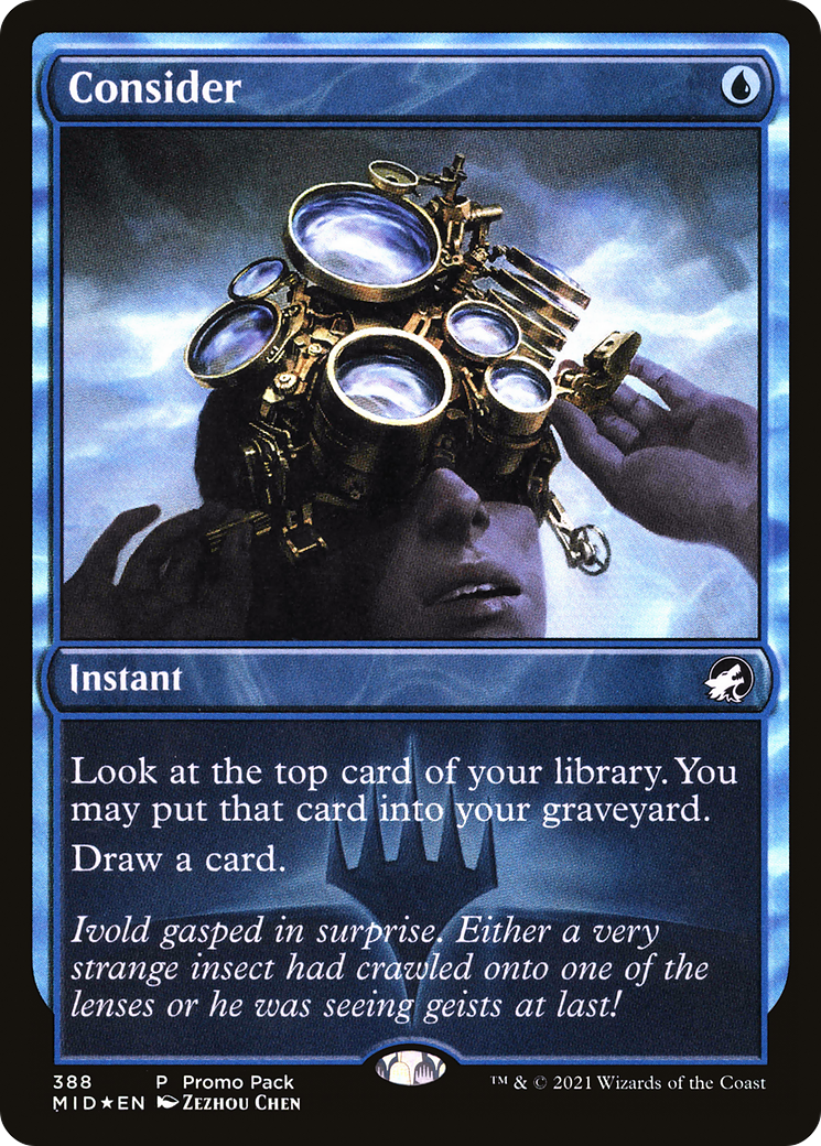 Consider (PPMID-388) - Innistrad: Midnight Hunt (Promo Pack) Foil
