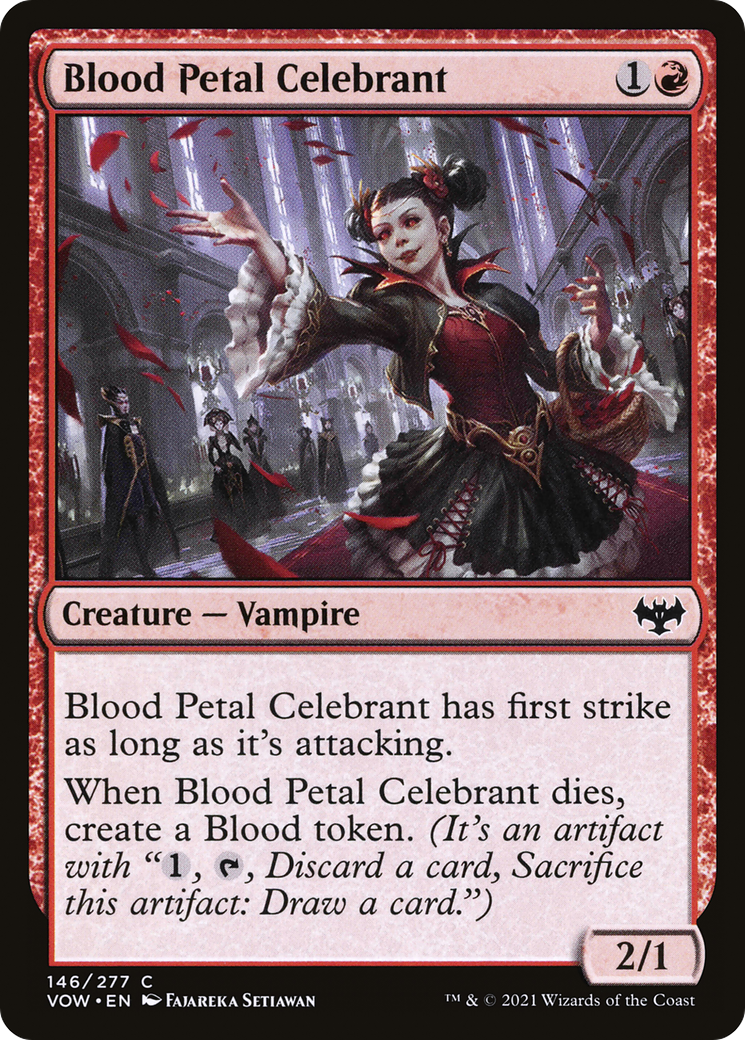 Blood Petal Celebrant (VOW-146) - Innistrad: Crimson Vow Foil