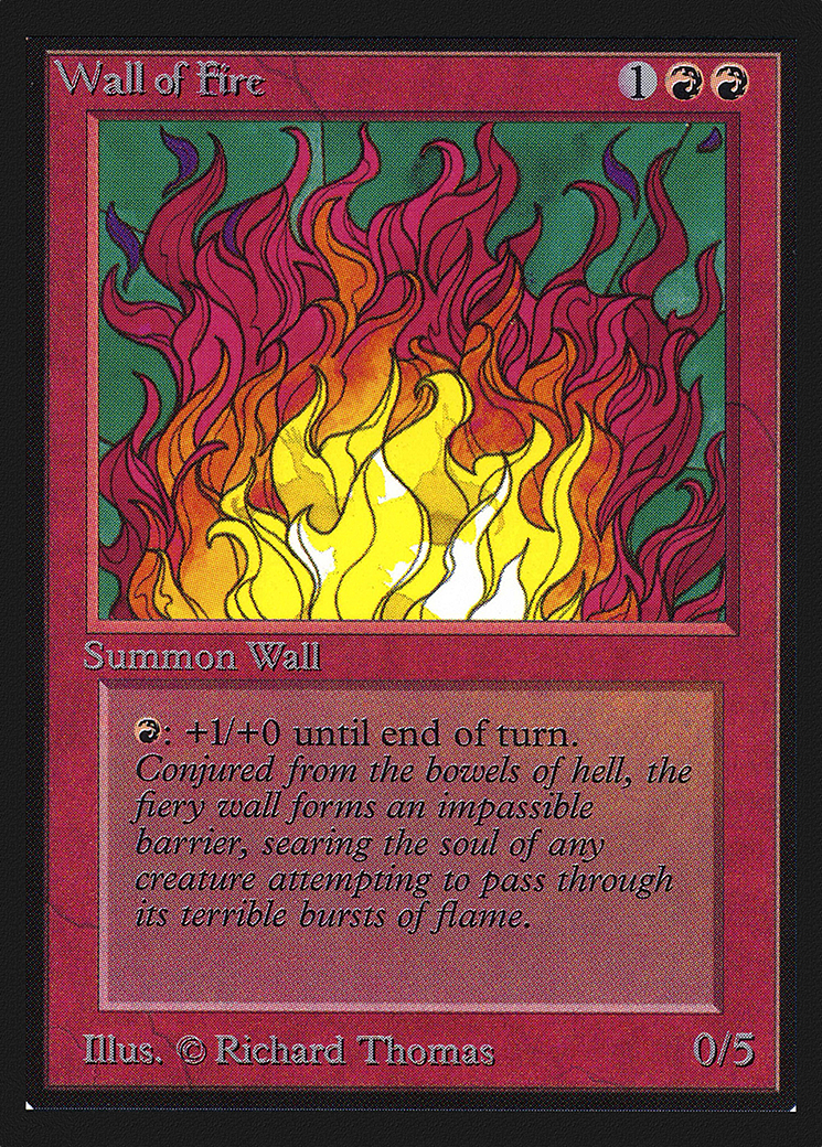 Wall of Fire (IED-182) - Intl. Collectors' Edition