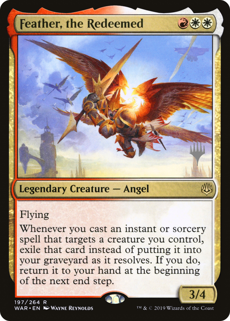 Feather, the Redeemed (PPTHB-197) - War of the Spark Promos (Promo Pack)