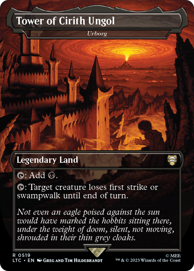 Tower of Cirith Ungol - Urborg (Borderless) (LTC-519) - Tales of Middle-earth Commander / Tower of Cirith Ungol (Borderless)