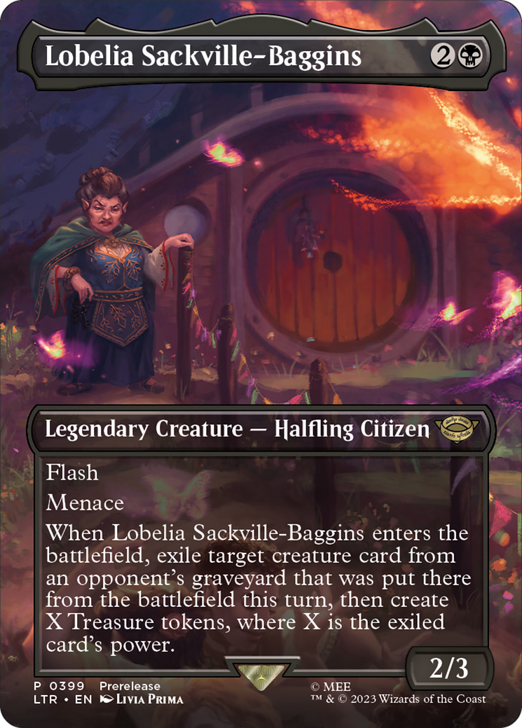 Lobelia Sackville-Baggins (Borderless) (LTR-399) - The Lord of the Rings: Tales of Middle-earth (Borderless)