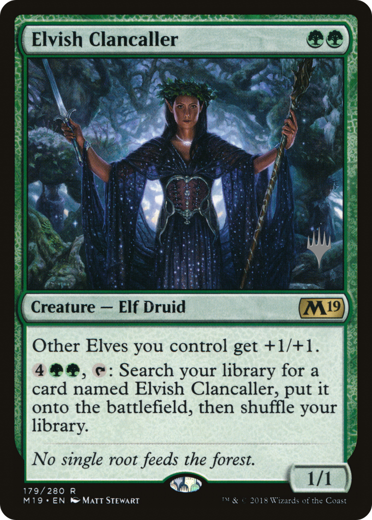 Elvish Clancaller (PPM20-179) - Core Set 2019 Promos (Promo Pack)