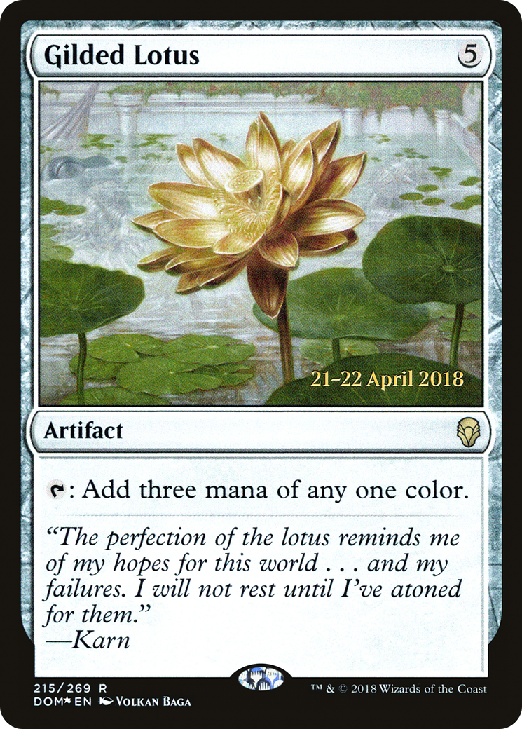 Gilded Lotus (PRE-215S) - Dominaria Promos (Prerelease) Foil