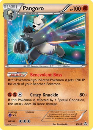 Pangoro XY50 - XY Promos Holofoil - Promo