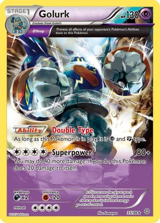 Golurk (35) 035/98 - XY Ancient Origins Reverse Holofoil - Rare