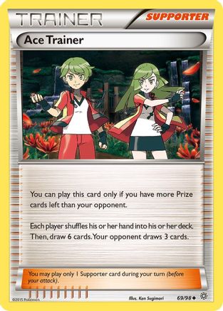 Ace Trainer 069/98 - XY Ancient Origins Reverse Holofoil - Uncommon