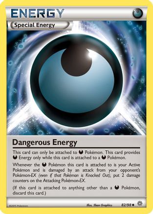 Dangerous Energy 082/98 - XY Ancient Origins Reverse Holofoil - Uncommon