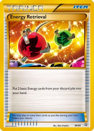 Energy Retrieval 099/98 - XY Ancient Origins Holofoil - Secret Rare