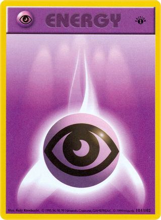 Psychic Energy 101/102 - Base Set Shadowless 1st Edition - Common