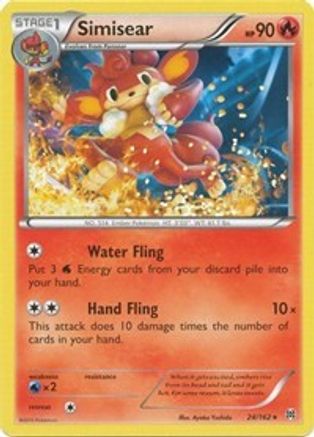 Simisear 024 - XY BREAKthrough Normal - Rare