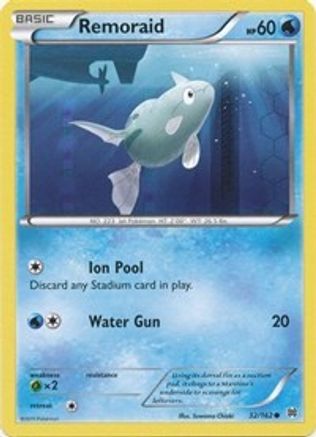Remoraid (32) 032/162 - XY BREAKthrough Reverse Holofoil - Common
