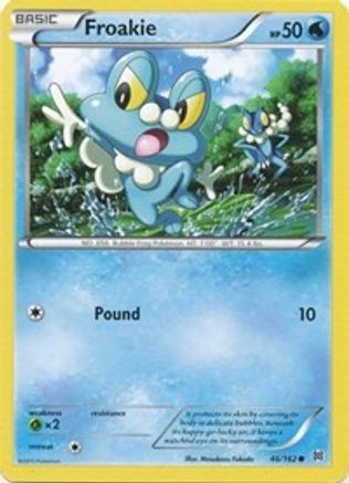 Froakie 046/162 - XY BREAKthrough Reverse Holofoil - Common